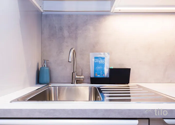 Apartmán Waterfront Luxury, 1br, Free Parking, Ac, Netflix & Wifi By Tilo Lux *
