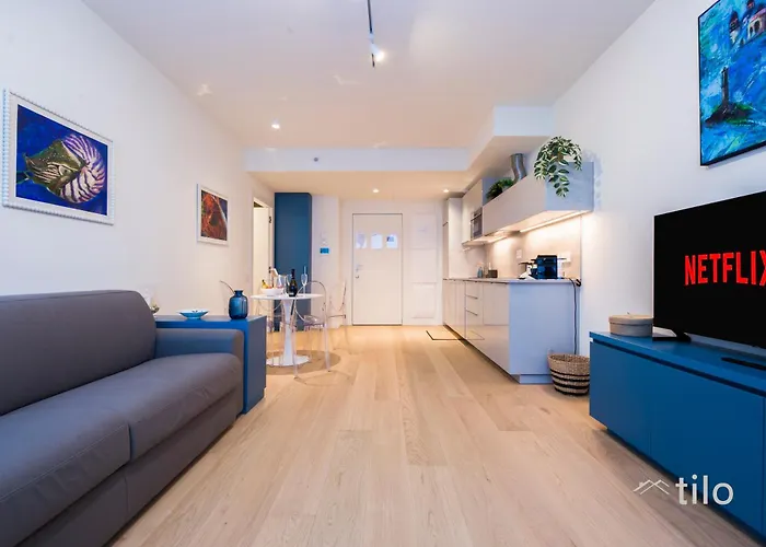 Apartmán Waterfront Luxury, 1br, Free Parking, Ac, Netflix & Wifi By Tilo Lux *