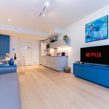 Waterfront Luxury, 1br, Free Parking, Ac, Netflix & Wifi By Tilo Lux Apartman Genova